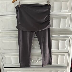 Gray High-Waisted Prana Leggings
